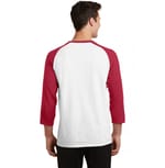 Port & Company PC55RS White/ Red back