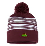 Maroon/ White/ Grey