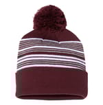 Maroon/ White/ Grey