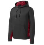 Black/ Deep Red