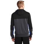Sport-Tek ST245 Black/ Graphite Heather/ True Royal back
