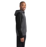 Sport-Tek ST249 Graphite Heather/ Black right