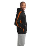 Sport-Tek ST265 Black/ Deep Orange right