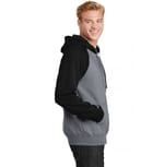 Sport-Tek ST267 Black/ Vintage Heather right