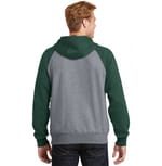 Sport-Tek ST267 Forest Green/ Vintage Heather back