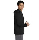 Sport-Tek ST296 Black Triad Solid right