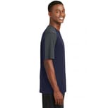Sport-Tek ST354 True Navy/ Iron Grey right