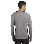 Sport-Tek ST361LS Vintage Heather/ Black back