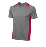 Vintage Heather/ True Red
