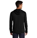 Sport-Tek ST406 Black Triad Solid back