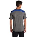Sport-Tek ST410 True Royal/ Dark Grey Heather back