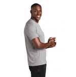 Sport-Tek ST465 Light Grey Heather/ Light Grey right