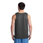 Sport-Tek ST500 Iron Grey/ White back