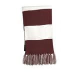 Maroon/ White