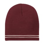 Maroon/ White