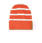 Deep Orange/ White
