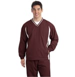 Maroon/White