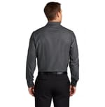 Port Authority W645 Black/ Grey Steel back