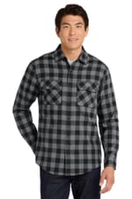 Grey/ Black Buffalo Check