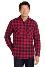 Red/ Black Buffalo Check