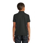 Port Authority Y100 Deep Black back