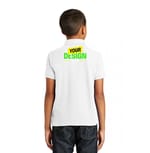 Port Authority Y100 White back