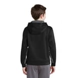 Sport-Tek YST235 Black/ Dark Smoke Grey back