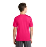 Sport-Tek YST320 Pink Raspberry back