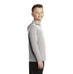 Sport-Tek YST358 Silver right
