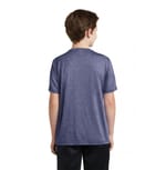 Sport-Tek YST360 True Navy Heather back