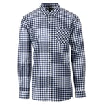 NAVY/ WHT GINGHM
