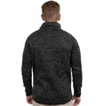 Burnside B3901 HEATHER BLACK back