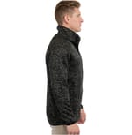 Burnside B3901 HEATHER BLACK right