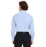 Devon & Jones DG537 FRENCH BLUE/ WHT back