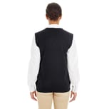 Harriton M415W Black back