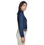 Harriton M550W Dark Denim right