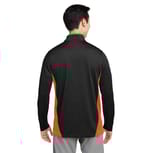 Harriton M786 BLACK/ TEAM ORNG back