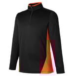 Harriton M786 BLACK/ TEAM ORNG right