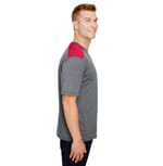 A4 Apparel N3100 Heather Scarlet right