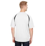 A4 Apparel N3181 White Black back