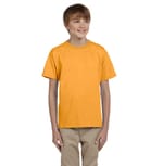 Hanes Youth EcoSmart T-Shirt - 50/50 Cotton/Poly Blend, Small, Deep Royal Blue