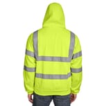 Berne HVF021 Hi Vis Yellow back
