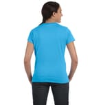 Hanes SL04 Aquatic Blue back