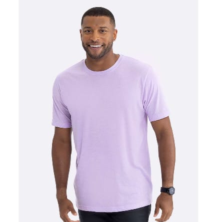 Next Level Men's CVC Crew T-Shirts – 3 Pack In White, Size X-Large (40% Polyester Blend)
