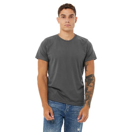 Next Level 6200 Men's Crew Neck T-Shirt – Stonewashed Denim, 65% Polyester/35% Cotton, Size Small - View #8